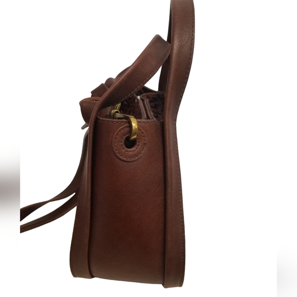 MADEWELL SYDNEY GENUINE LEATHER & LEOPARD PRINT COWHIDE CROSSBODY BAG - Picture 4 of 7